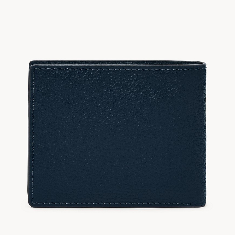 Ví Nam Fossil  Anderson Bifold ML4577406 Màu Xanh Navy