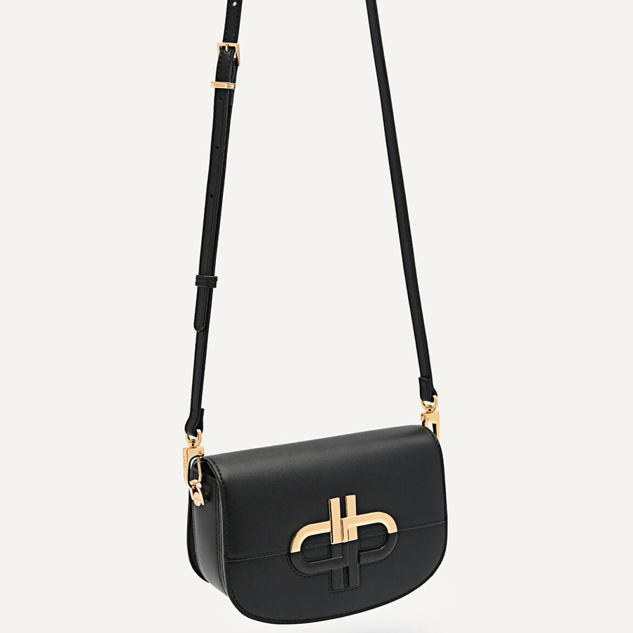 Túi Đeo Chéo Nữ Pedro Icon Leather Shoulder Bag – Black  PW2-75210151 Màu Đen