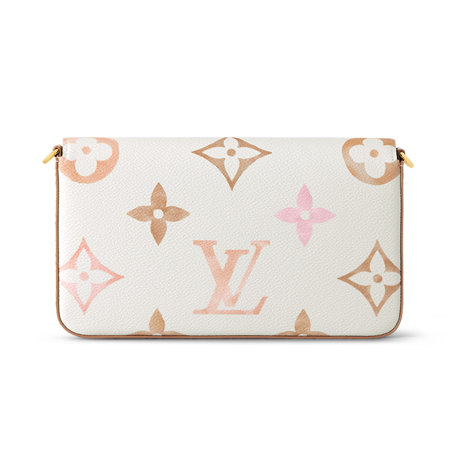 Túi Đeo Chéo Nữ Louis Vuitton LV Félicie Pochette M82520 Màu Trắng