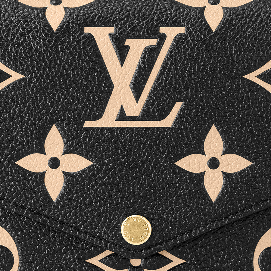 Túi Đeo Chéo Nữ Louis Vuitton LV Félicie Pochette M80482 Màu Đen