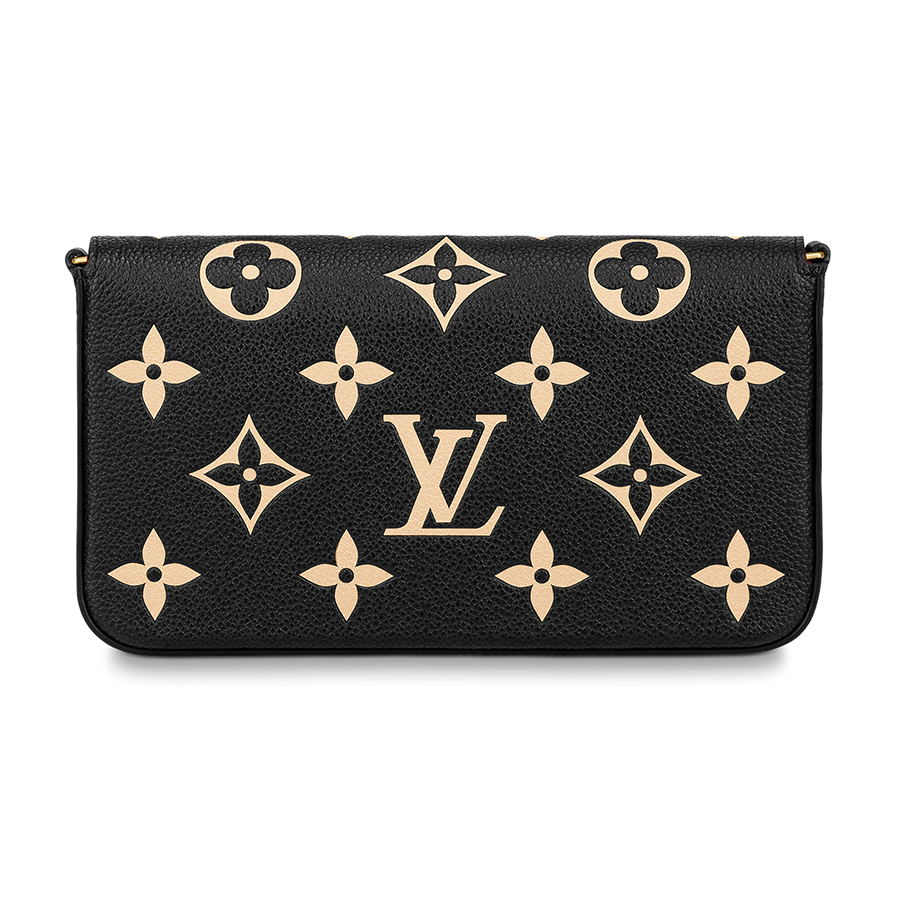 Túi Đeo Chéo Nữ Louis Vuitton LV Félicie Pochette M80482 Màu Đen