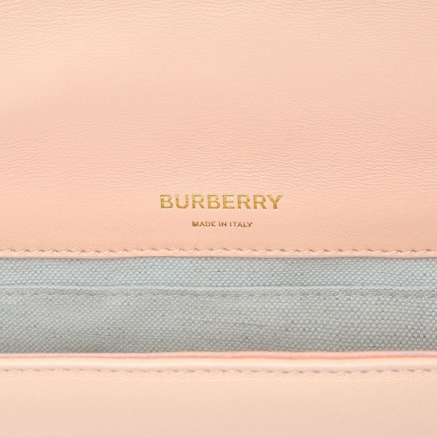 Túi Đeo Chéo Nữ Burberry BBR Small Lola Bag Màu Hồng Nude