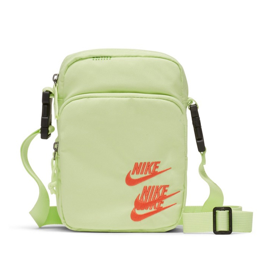 Túi Đeo Chéo Nike Heritage Embroidered Triple Logo Sling Bag DH3080-383 Màu Xanh Lá