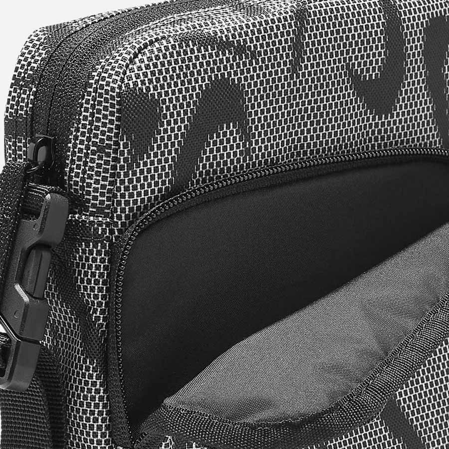 Túi Đeo Chéo Nam Nike Heritage Lenti Swoosh Cross Body Bag DQ5738-010 Màu Xám Đen