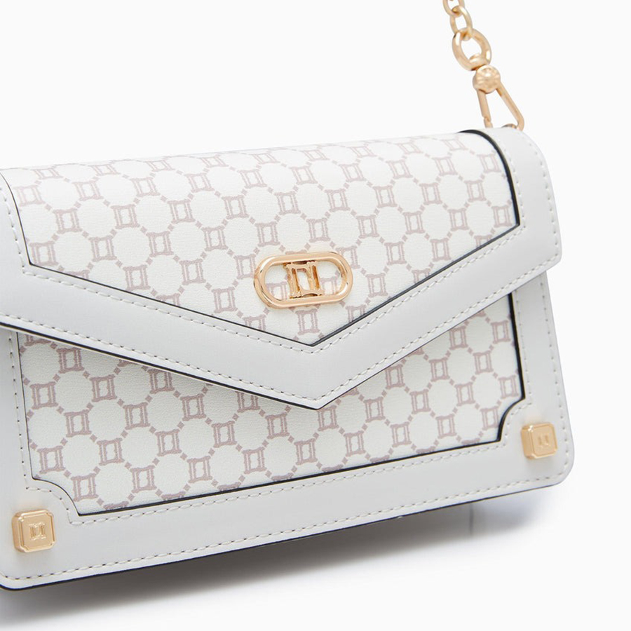 Túi Đeo Chéo Nữ Lyn Lelis Mini Crossbody Bags LL23FBS003 Màu Xám