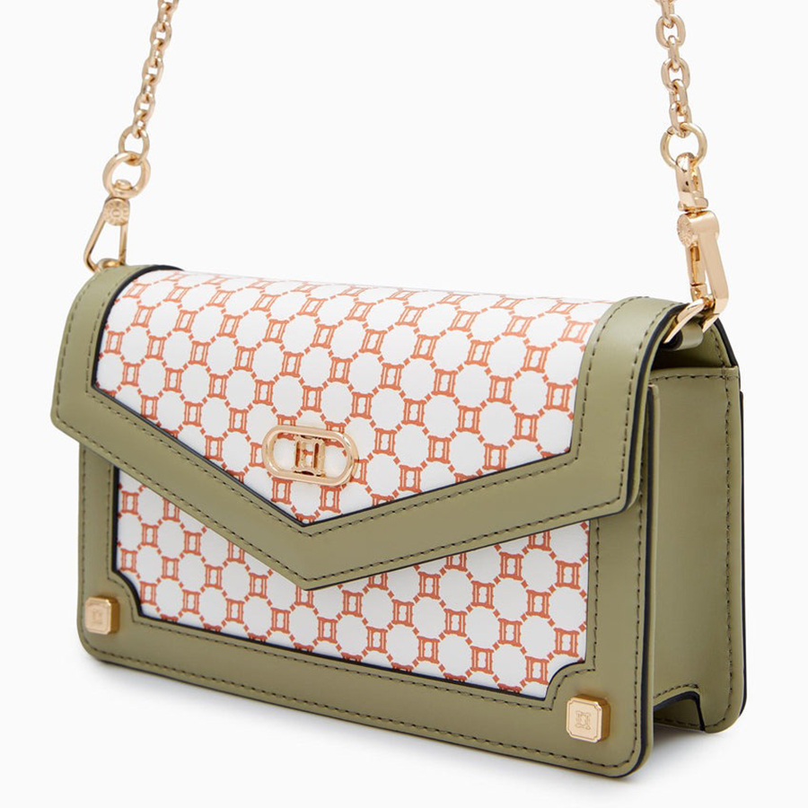 Túi Đeo Chéo Nữ Lyn Lelis Mini Crossbody Bags LL23FBS003 Màu Xanh