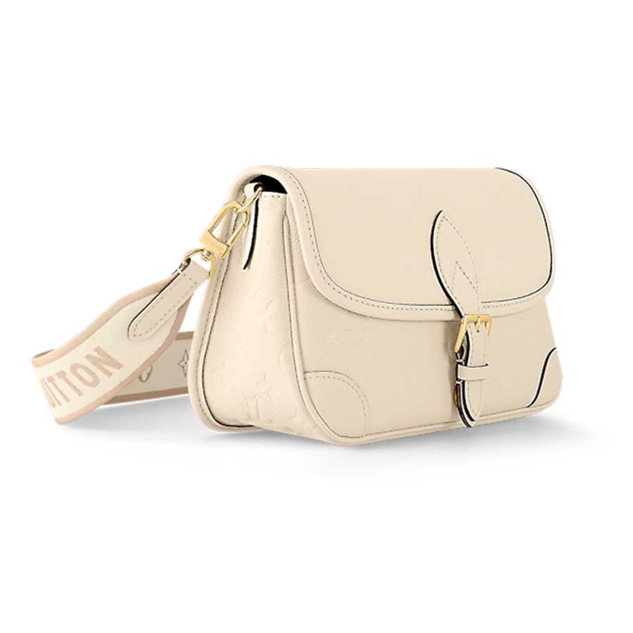 Túi Đeo Chéo Nữ Louis Vuitton LV M46388 Diane Bag Màu Trắng Kem
