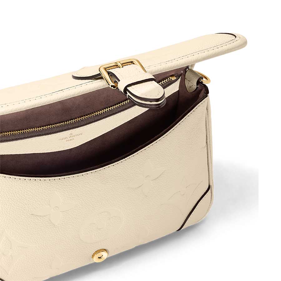 Túi Đeo Chéo Nữ Louis Vuitton LV M46388 Diane Bag Màu Trắng Kem