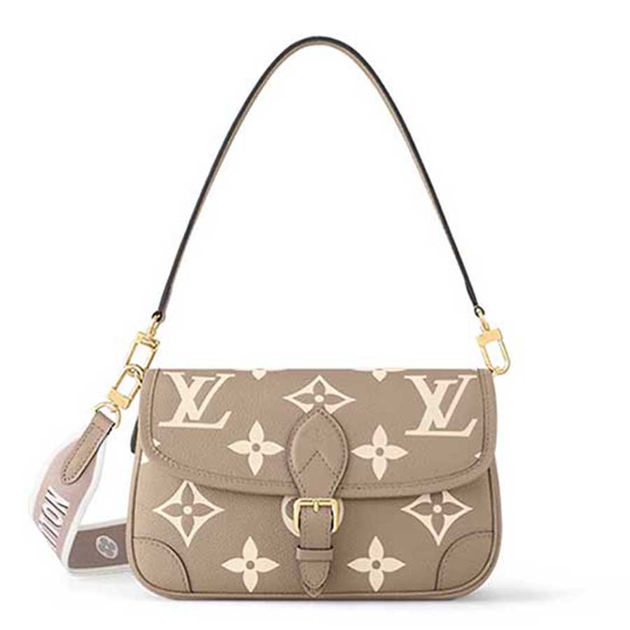 Túi Đeo Chéo Nữ Louis Vuitton LV M46583 Diane Bag Màu Xám