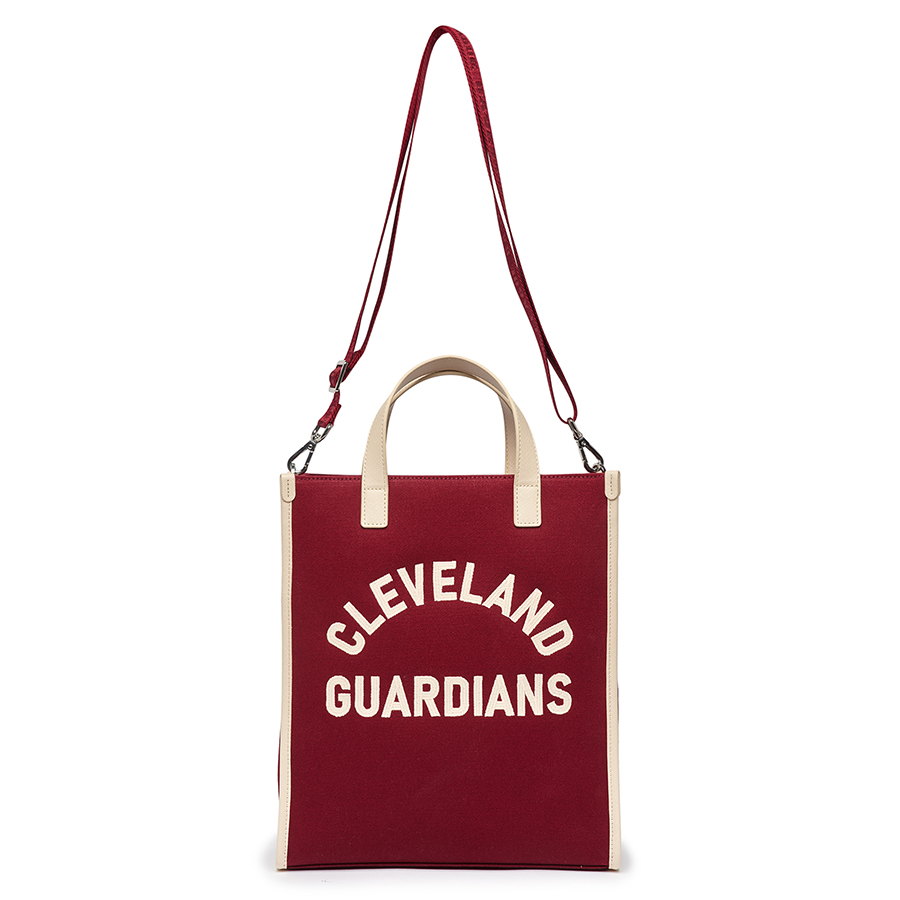 Túi Tote Trẻ Em MLB Kids Basic Varsity Tote Bag Cleveland Indians 7ACRBV13N-45WID Màu Đỏ