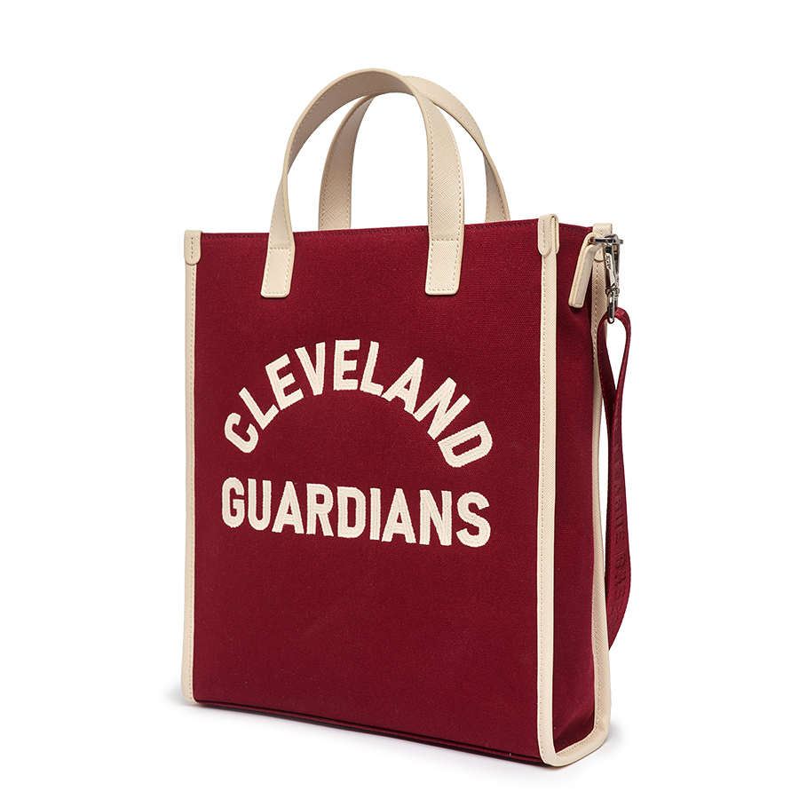 Túi Tote Trẻ Em MLB Kids Basic Varsity Tote Bag Cleveland Indians 7ACRBV13N-45WID Màu Đỏ