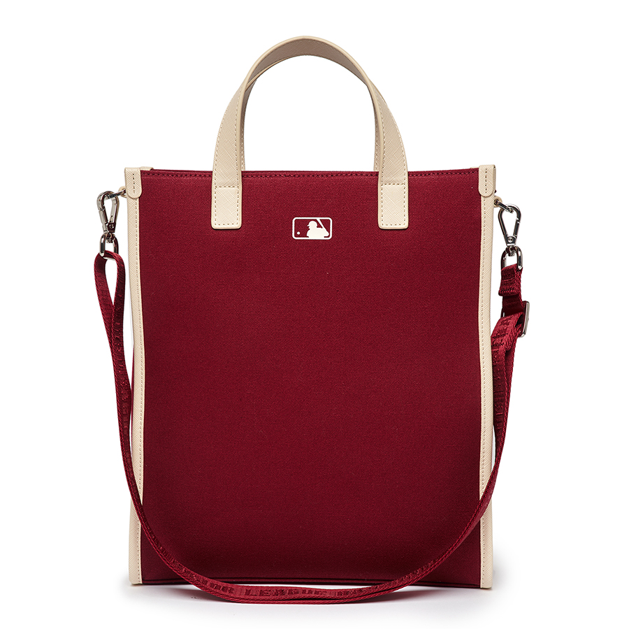 Túi Tote Trẻ Em MLB Kids Basic Varsity Tote Bag Cleveland Indians 7ACRBV13N-45WID Màu Đỏ