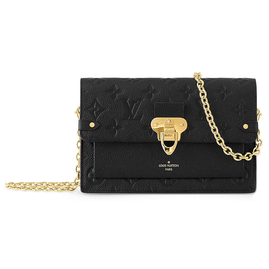 Túi Đeo Chéo Nữ Louis Vuitton LV Vavin Chain Wallet M67839 Màu Đen