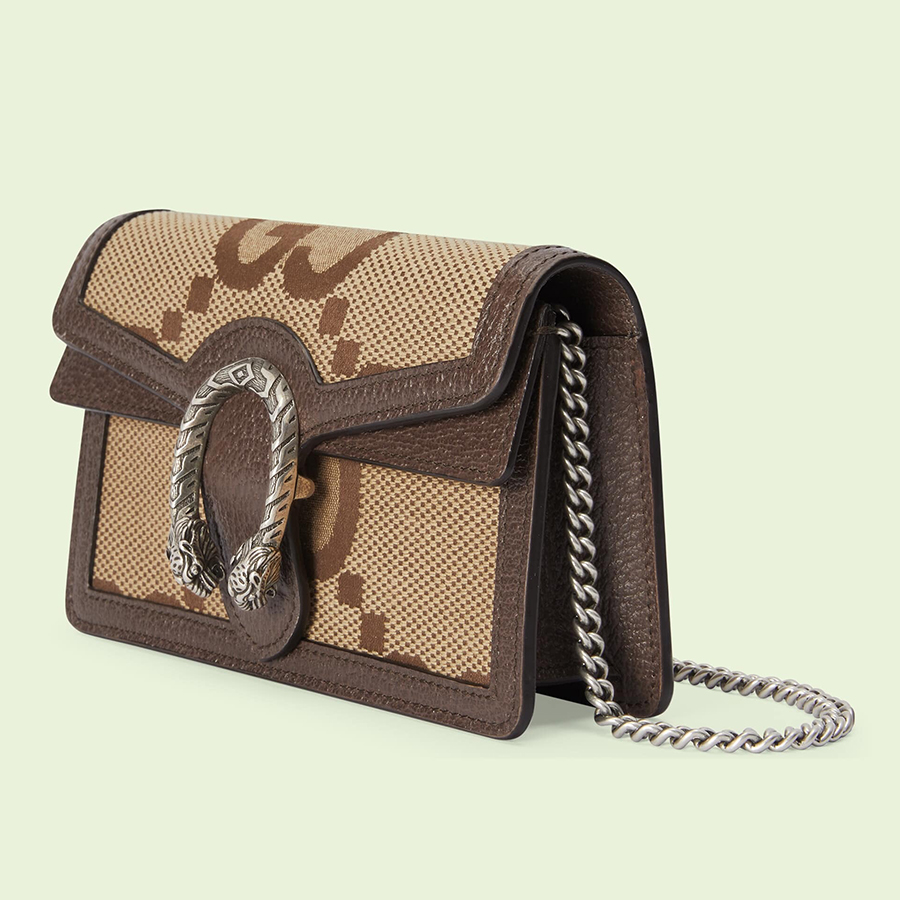 Túi Đeo Chéo Nữ Gucci Dionysus Jumbo Gg Super Mini Bag 476432 UKMBN 2572 Màu Nâu