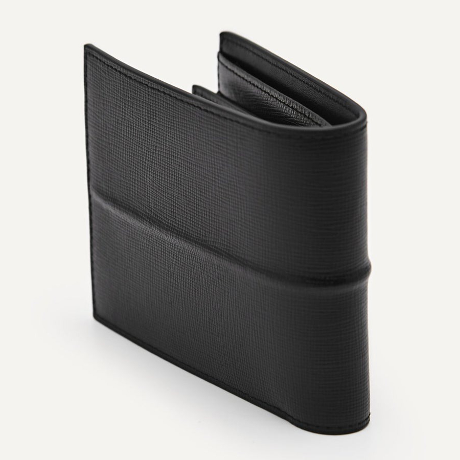 Ví Nam Pedro Embossed Leather Bi-Fold Wallet With Insert PM4-15940238 Màu Đen