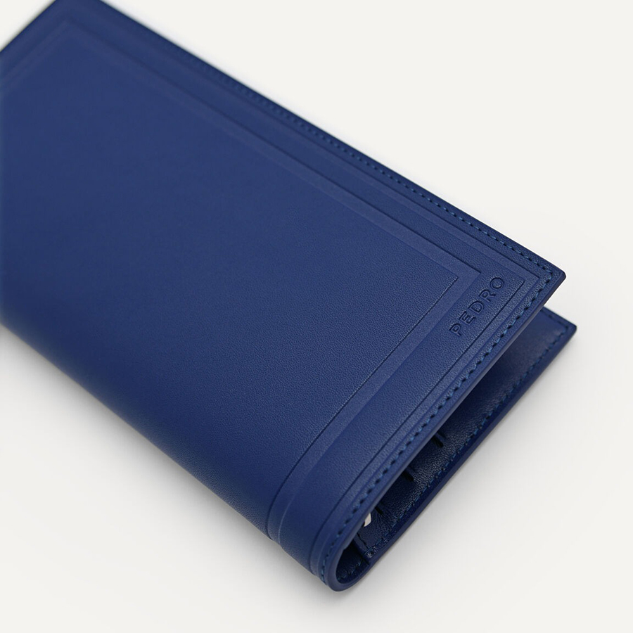 Ví Nam Pedro Leather Long Wallet PM4-15940232 Màu Xanh Navy