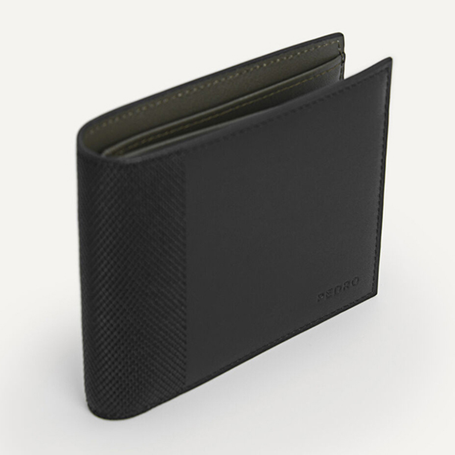 Ví Nam Pedro Leather Bi-Fold Wallet PM4-15940228 Màu Đen