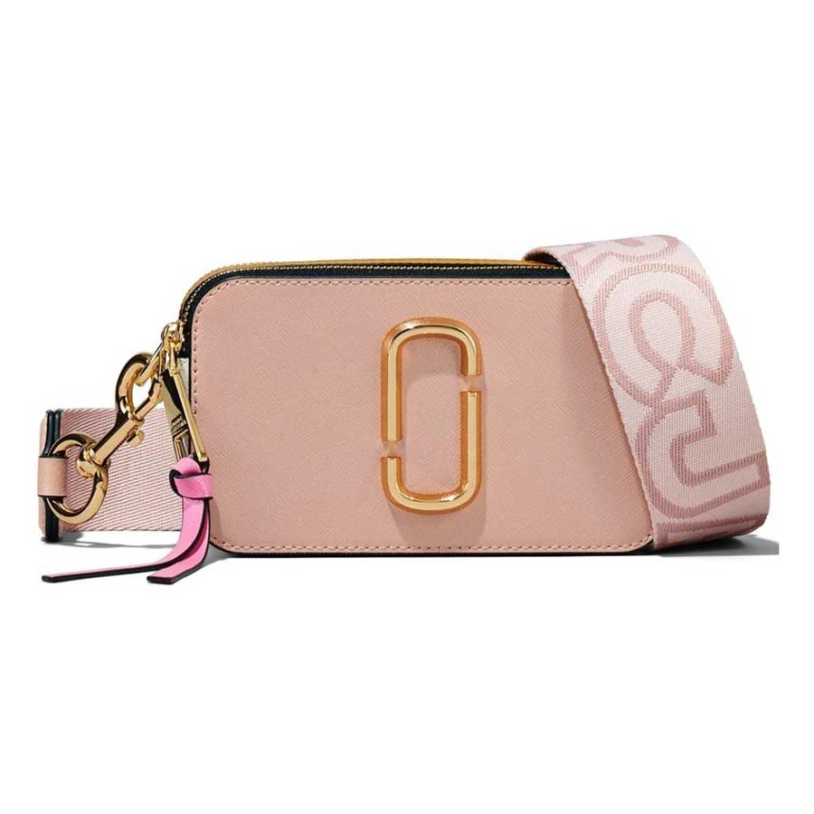 Túi Đeo Chéo Nữ Marc Jacobs The Color Block Snapshot Crossbody Bag In Rose Multi Màu Hồng Nâu