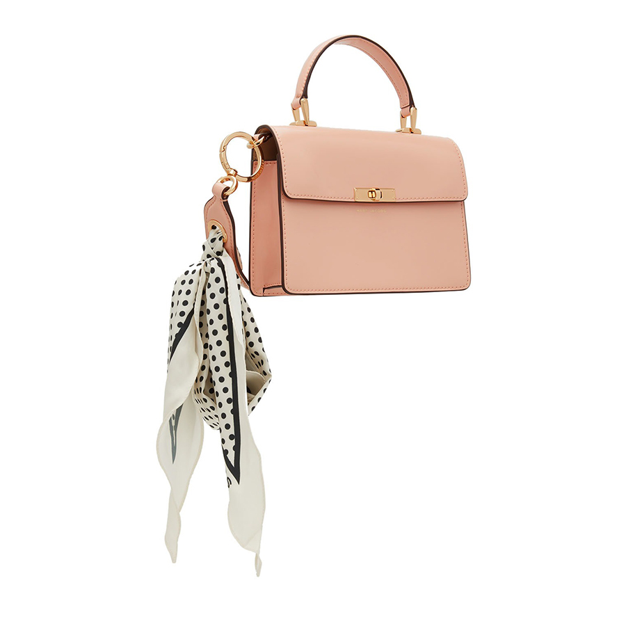 Túi Xách Tay Nữ Marc Jacobs Pink The Downtown Top Handle Bag Màu Hồng Nhạt