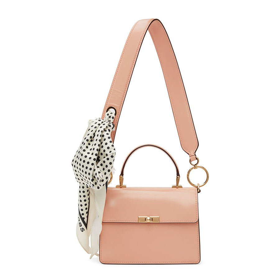 Túi Xách Tay Nữ Marc Jacobs Pink The Downtown Top Handle Bag Màu Hồng Nhạt