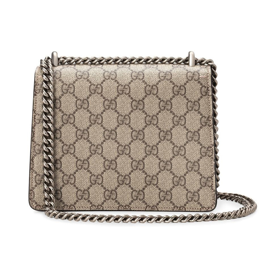 Túi Đeo Chéo Nữ Gucci Dionysus GG Supreme Mini Bag Màu Nâu