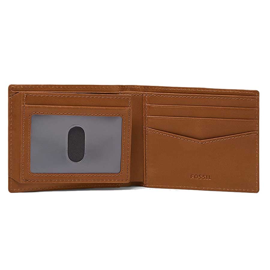 Ví Da Nam Fossil Everett Bifold With Flip ID ML4397216 Màu Nâu