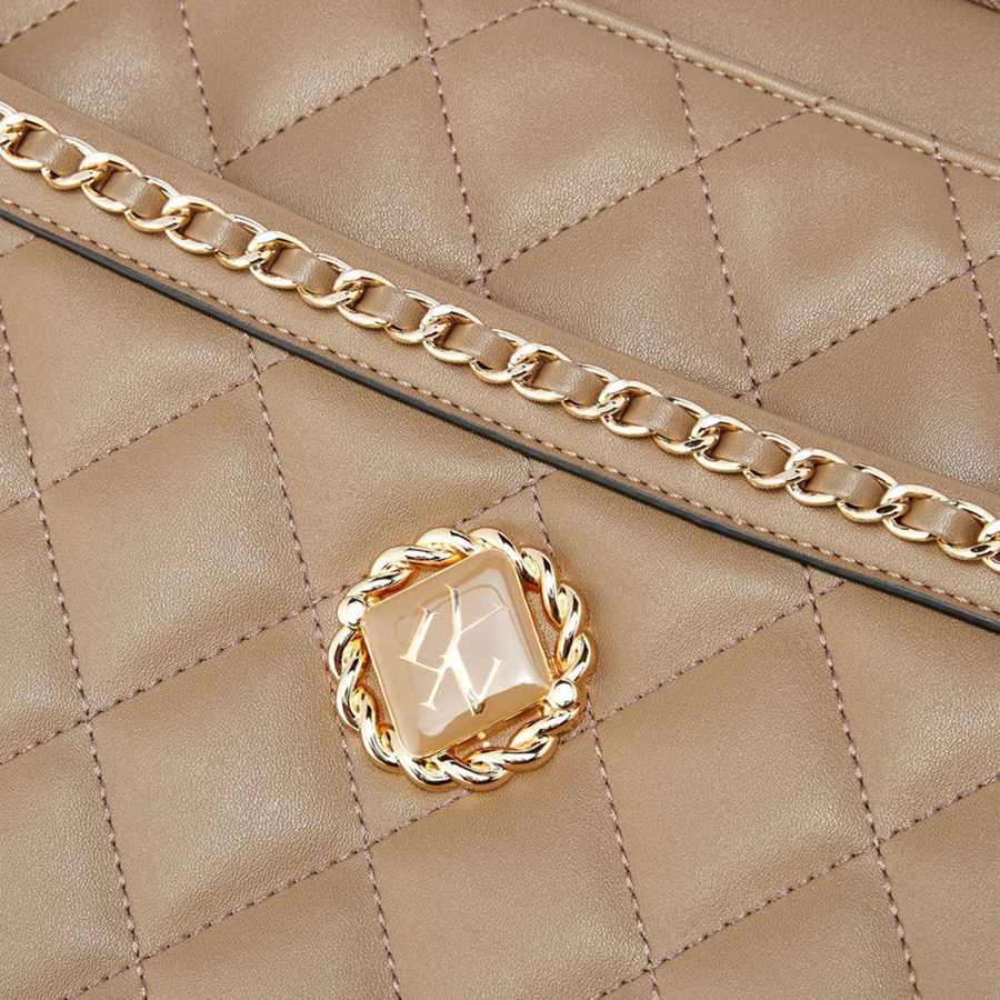 Cặp Xách Tay Nữ Lyn Campbell Laptop Bags LL23CBF233 Màu Nâu