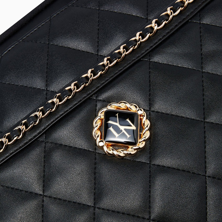 Cặp Xách Tay Nữ Lyn Campbell Laptop Bags LL23CBF233 Màu Đen