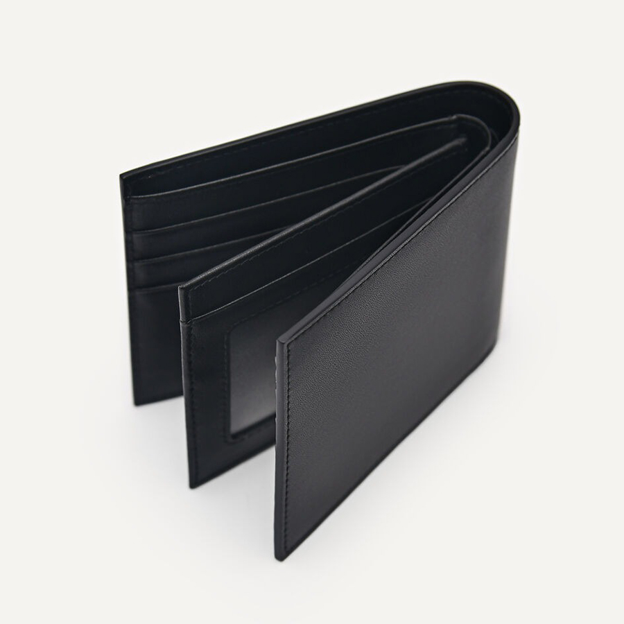 Ví Nam Pedro Leather Bi-Fold Flip Wallet PM4-15940241 Màu Đen