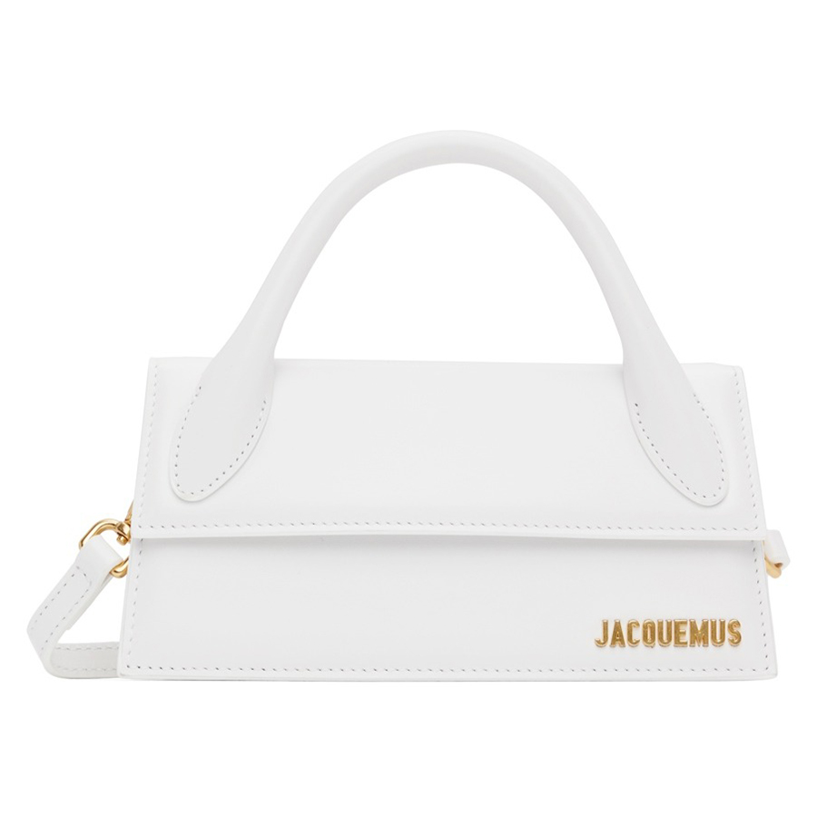 Túi Xách Tay Nữ Jacquemus Le Chiquito Long White Màu Trắng