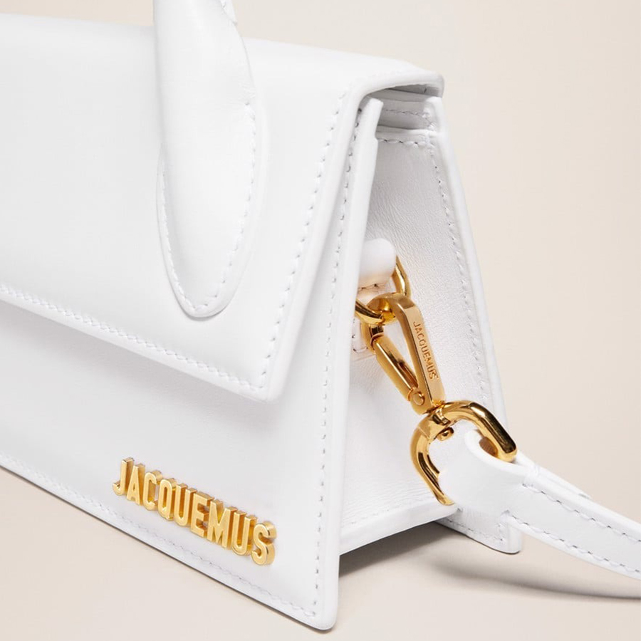 Túi Xách Tay Nữ Jacquemus Le Chiquito Long White Màu Trắng