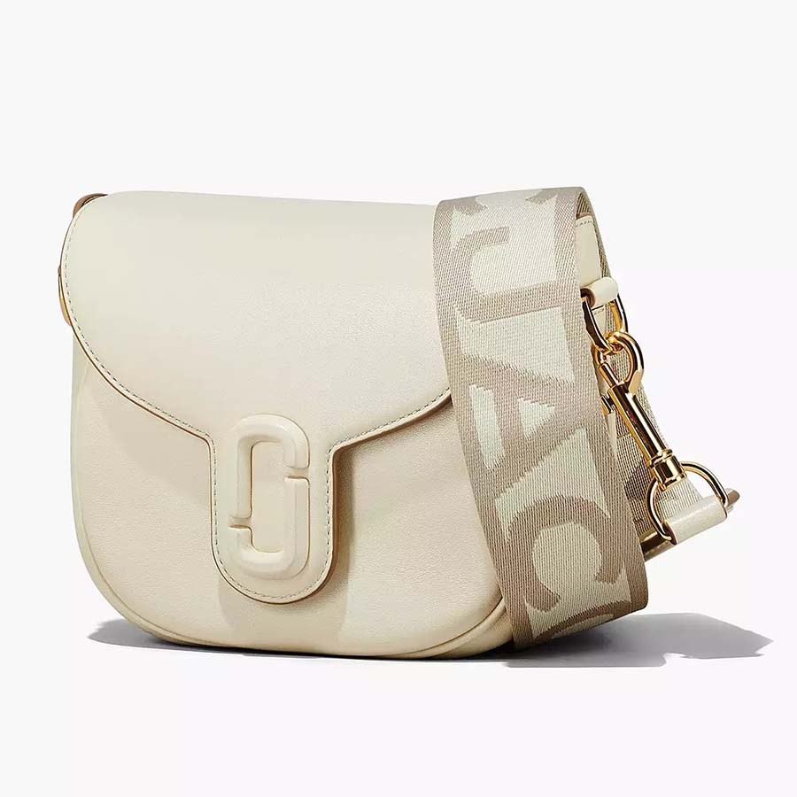 Túi Đeo Chéo Nữ Marc Jacobs Small Saddle Bag 2S3HMS003H03 Màu Trắng Kem