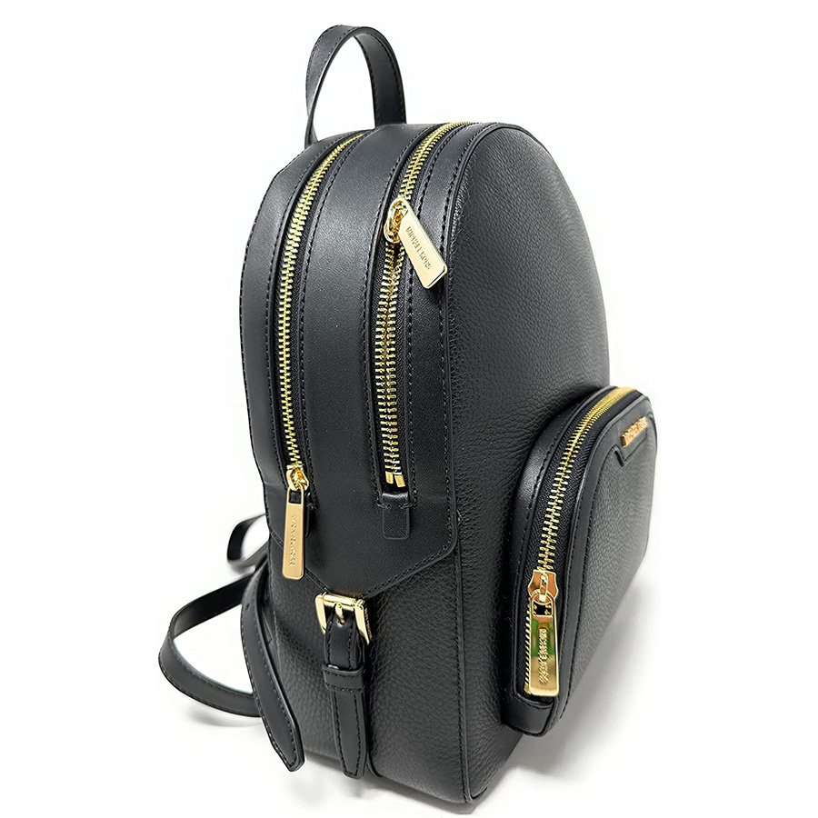 Balo Nữ Michael Kors MK Jaycee Medium Logo Backpack Black Màu Đen