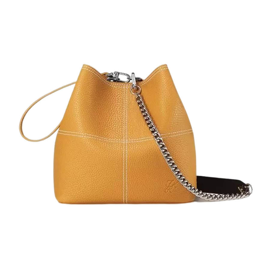 Túi Đeo Chéo Nữ Find Kapoor Pingo Bag 20 EX Stitch Chain Set Mustard Màu Vàng