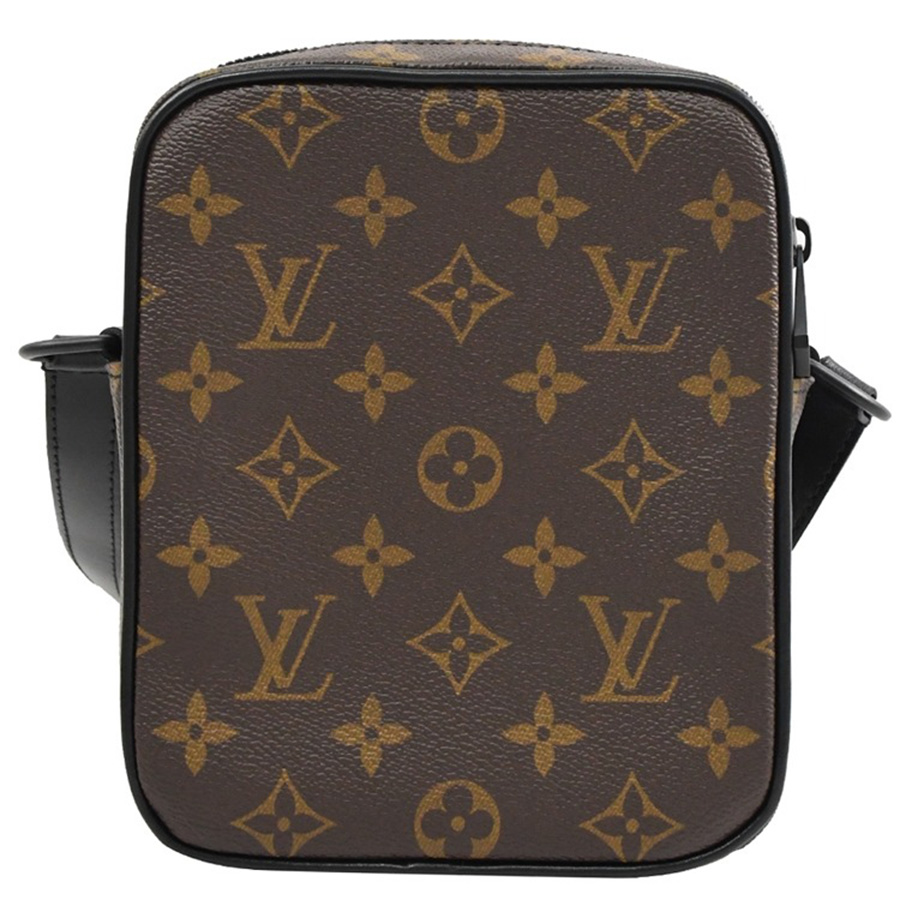 Túi Đeo Chéo Nam Louis Vuitton LV M69404 Christopher Classic Monogram Canvas Zipper Crossbody Bag Màu Đen Nâu