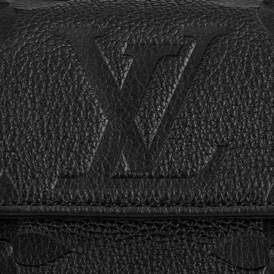 Túi Đeo Chéo Nữ Louis Vuitton LV Wallet On Chain Ivy M82154 Màu Đen