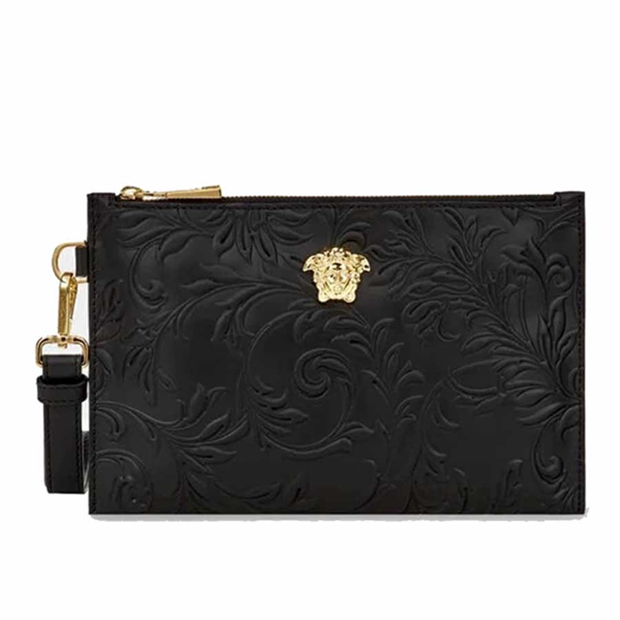 Túi Cầm Tay Nam Versace Pouch Màu Đen