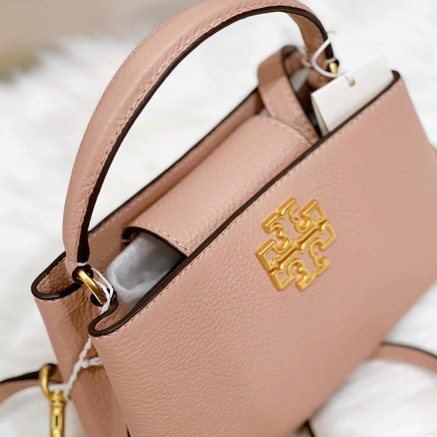 Túi Đeo Chéo Nữ Tory Burch Britten Micro Satchel 145357 Màu Hồng