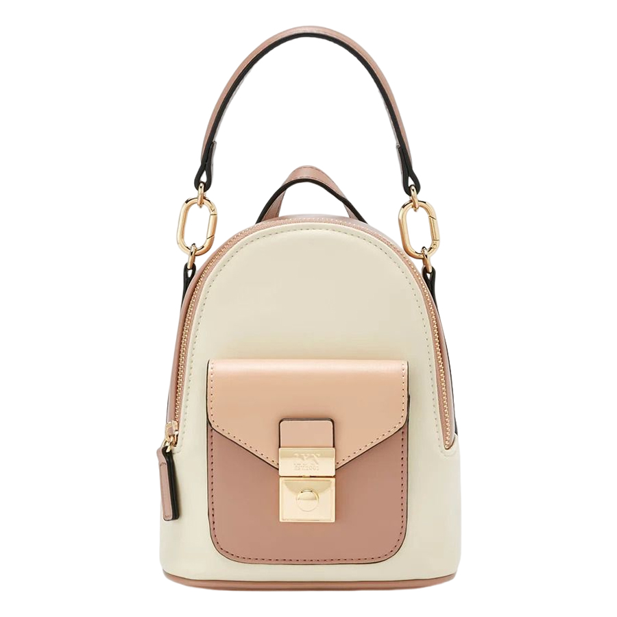 Balo Nữ Lyn Alyssa Backpacks LL23CBF252 Màu Hồng - Kem