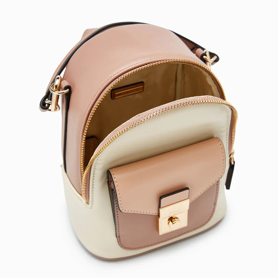 Balo Nữ Lyn Alyssa Backpacks LL23CBF252 Màu Hồng - Kem