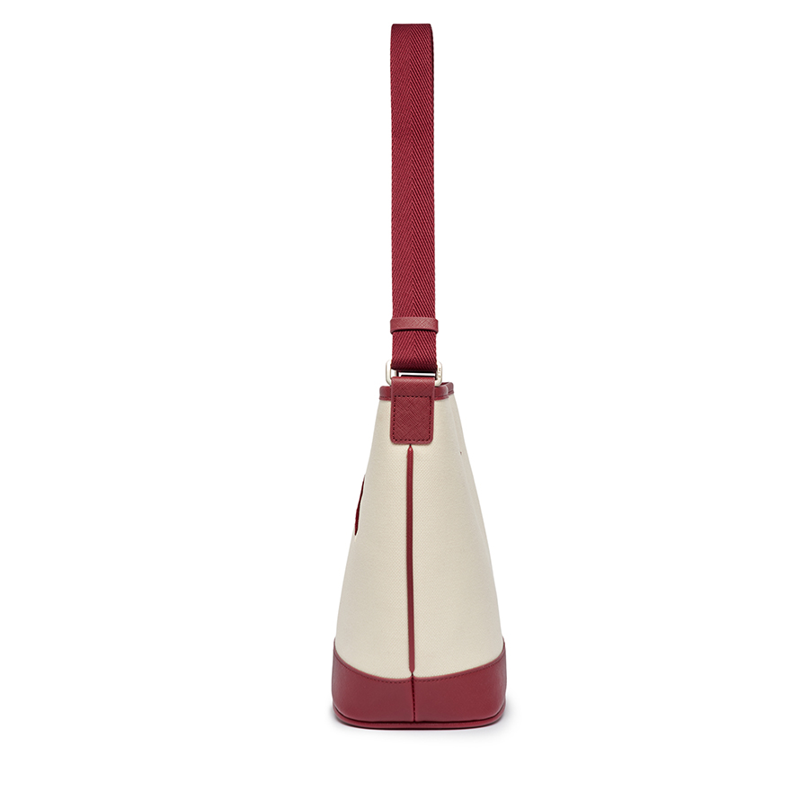 Túi Xách MLB Varsity Boston Red Sox 3ABMS093N-43CRD Màu Kem Đỏ
