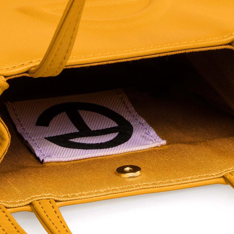Túi Xách Tay Telfar Small Shopping Bag Mustard Màu Vàng Chanh