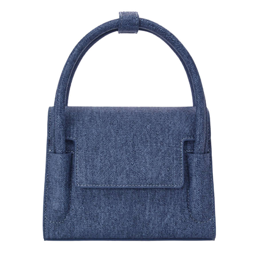 Túi Xách Tay Nữ Find Kapoor Marty Bag 18 Denim – Indigo Màu Xanh Đậm