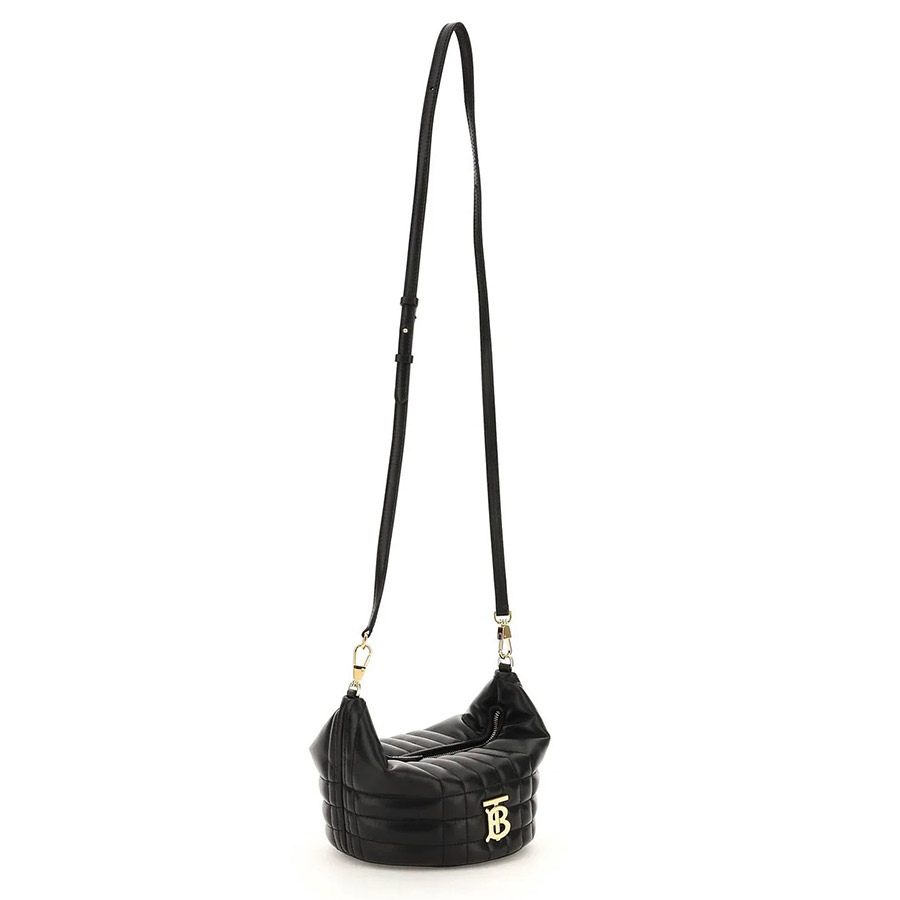 Túi Đeo Chéo Nữ Burberry Small Quilted Crescent Lola Shoulder Bag 8044311 Màu Đen