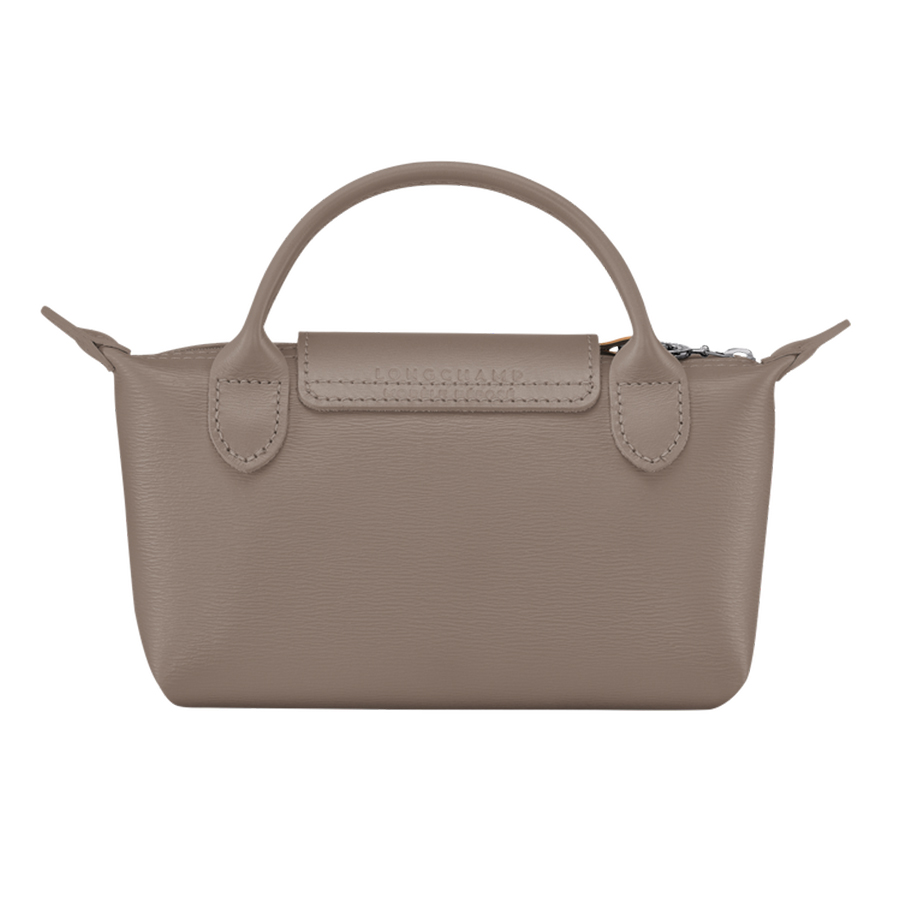 Túi Xách Tay Nữ Longchamp Le Pliage City Pouch With Handle Beige 34175HYQ015 Màu Kem