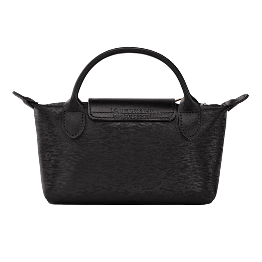 Túi Xách Tay Nữ Longchamp Le Pliage City Pouch With Handle Black 34175HYQ001 Màu Đen