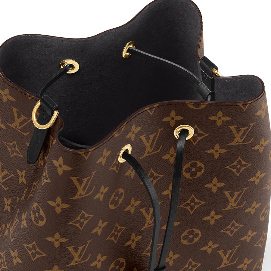 Túi Đeo Chéo Nữ Louis Vuitton LV Néonoé MM M44020 Màu Nâu Đen