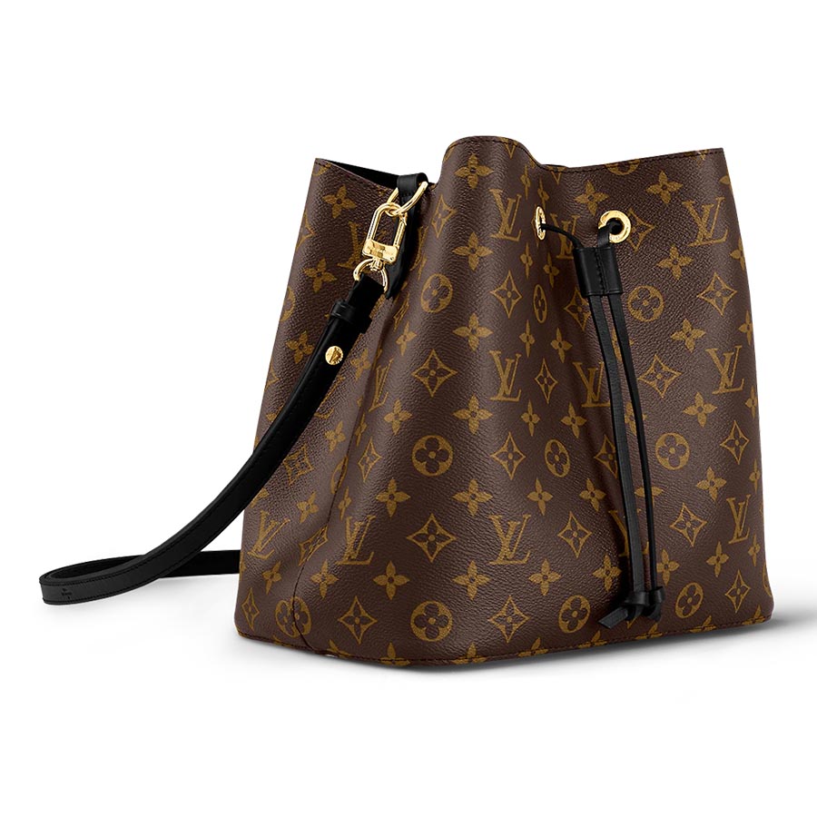 Túi Đeo Chéo Nữ Louis Vuitton LV Néonoé MM M44020 Màu Nâu Đen