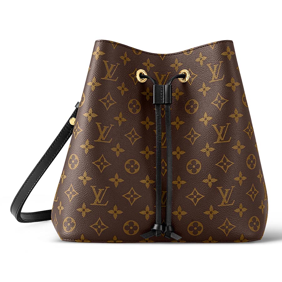 Túi Đeo Chéo Nữ Louis Vuitton LV Néonoé MM M44020 Màu Nâu Đen
