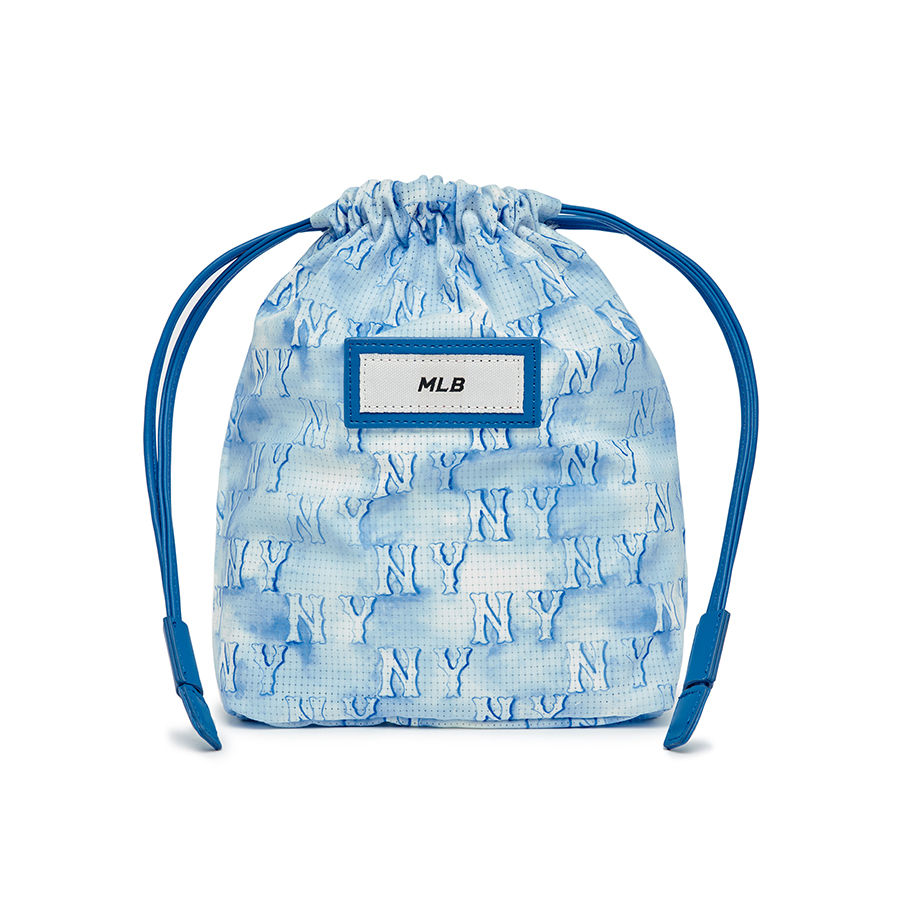 Túi Xách Tay Nữ MLB Basic Logo Bag New York Yankees 7ACRM0533 Màu Xanh